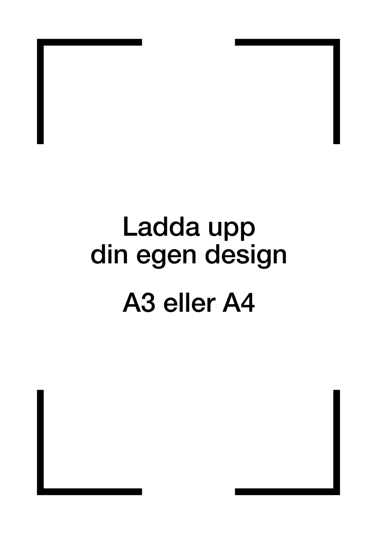 Ladda upp din egna design | Nikkah Certifikat (A3 eller A4)