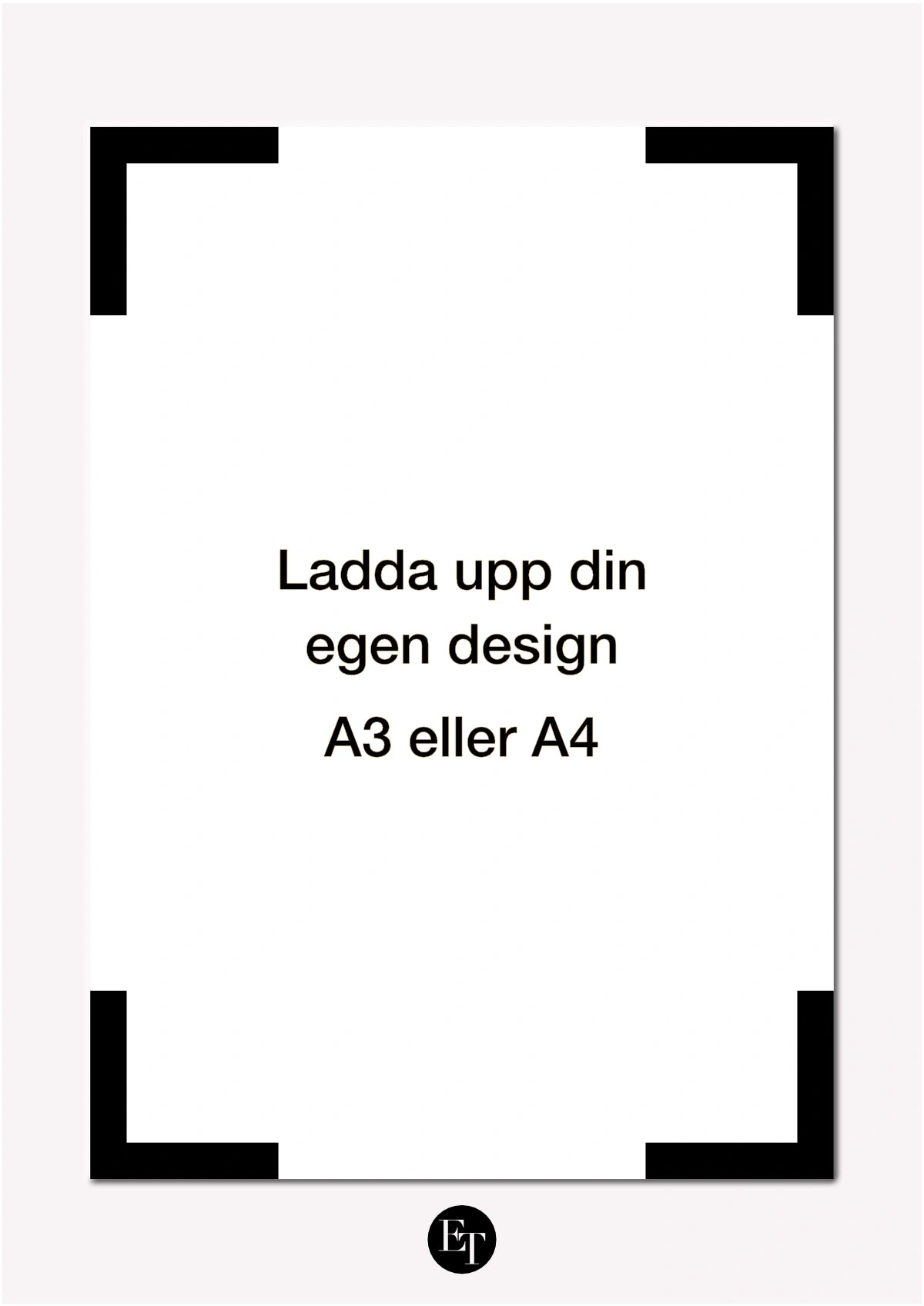 Ladda upp din egna design | Nikkah Certifikat (A3 eller A4)