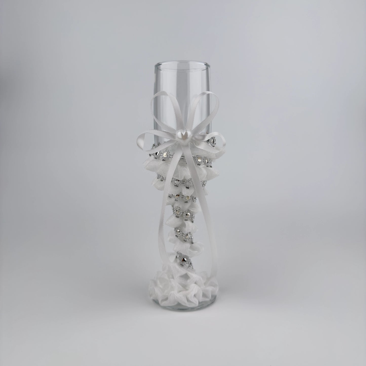 Dekorerade champagneglas | Crystal Bloom