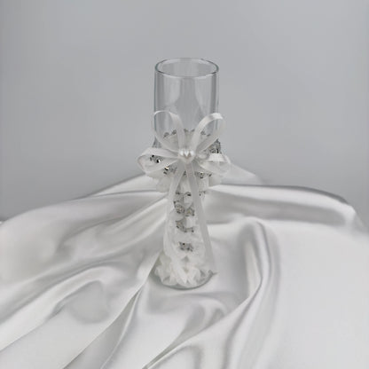 Dekorerade champagneglas | Crystal Bloom