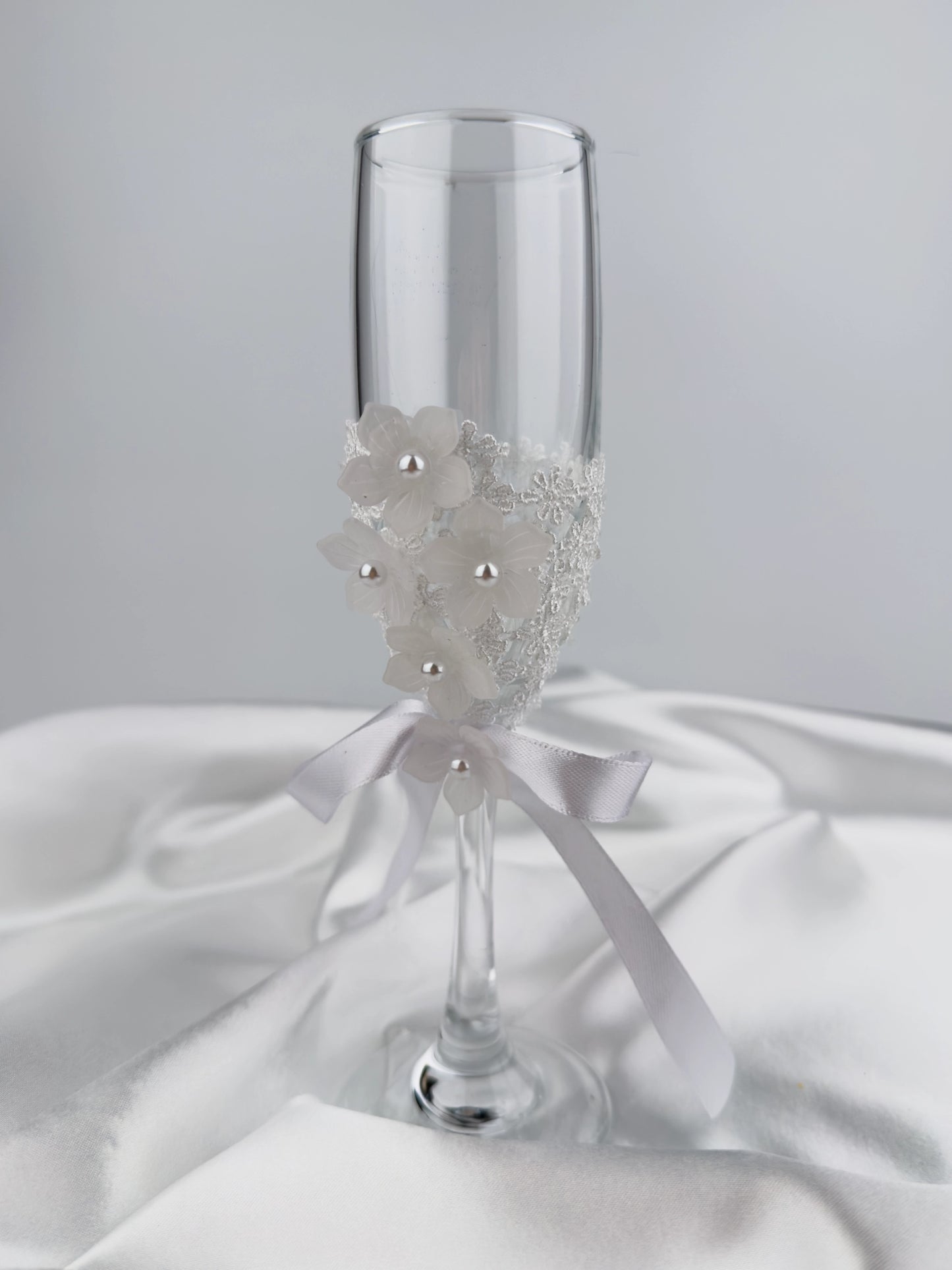 Dekorerade champagneglas | Pearl Blossom