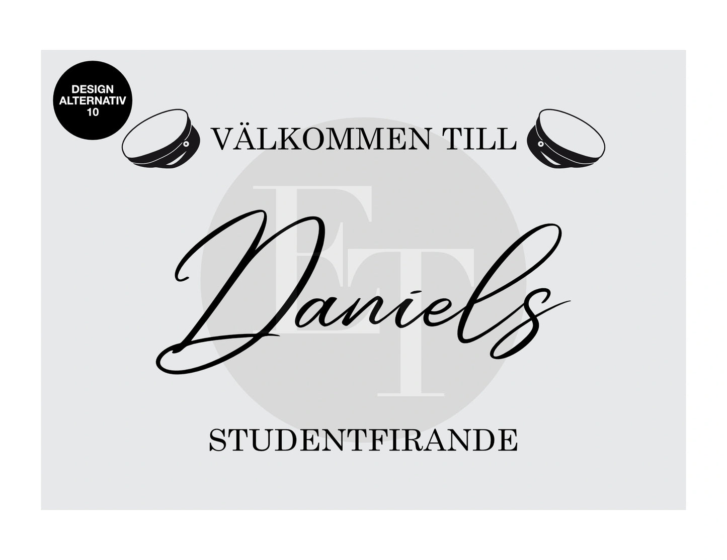 Välkomstskylt 5 | Student