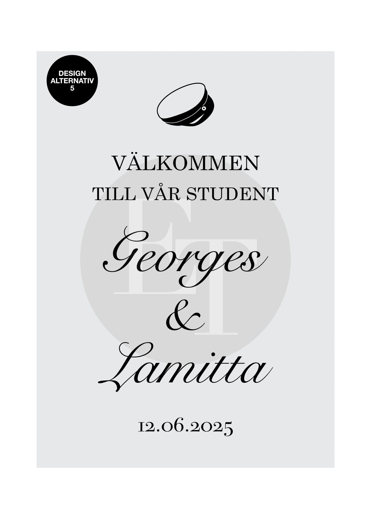 Välkomstskylt 5 | Student