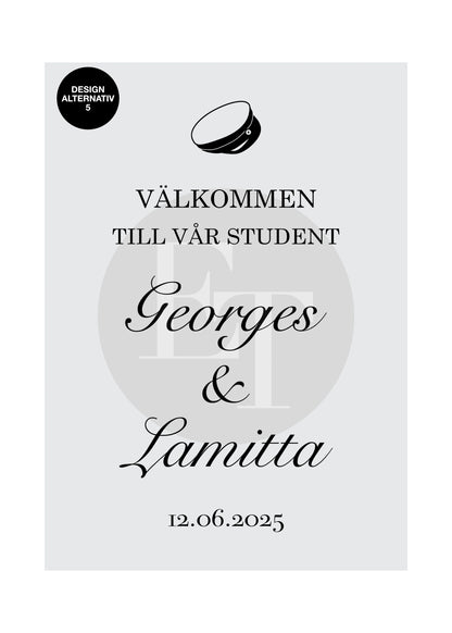 Välkomstskylt 5 | Student