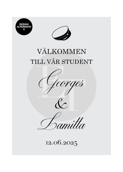Välkomstskylt 5 | Student