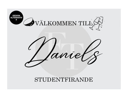 Välkomstskylt 5 | Student