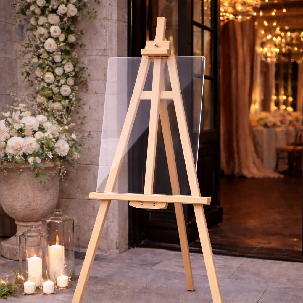 Genomskinlig Skiva till välkomstskylt