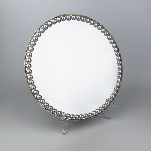 Ringbricka med strass | Monterad