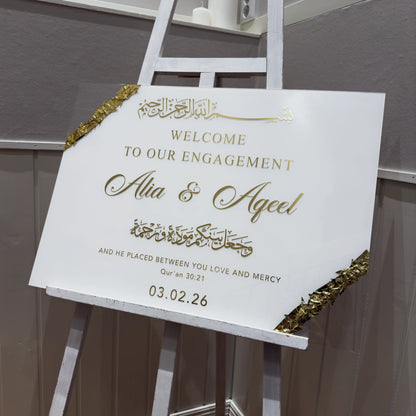 Välkomstskylt | Valfri Design